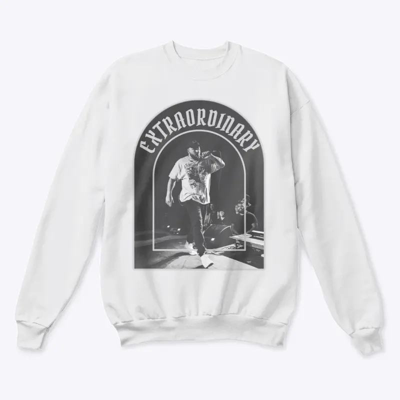 Extraordinary Live Crewneck - White