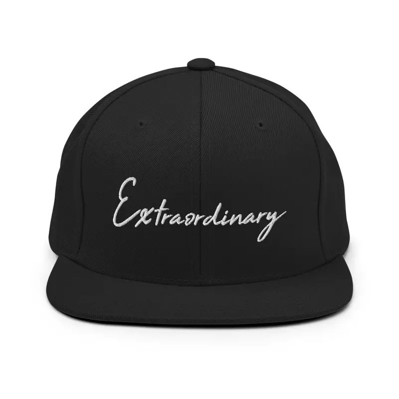 Extraordinary Snapback - Black