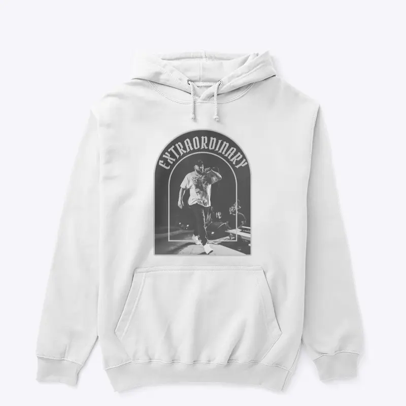 Extraordinary Live Hoodie - White