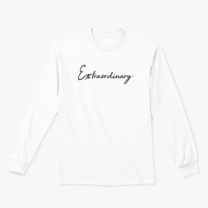 Extraordinary Long Sleeve - White